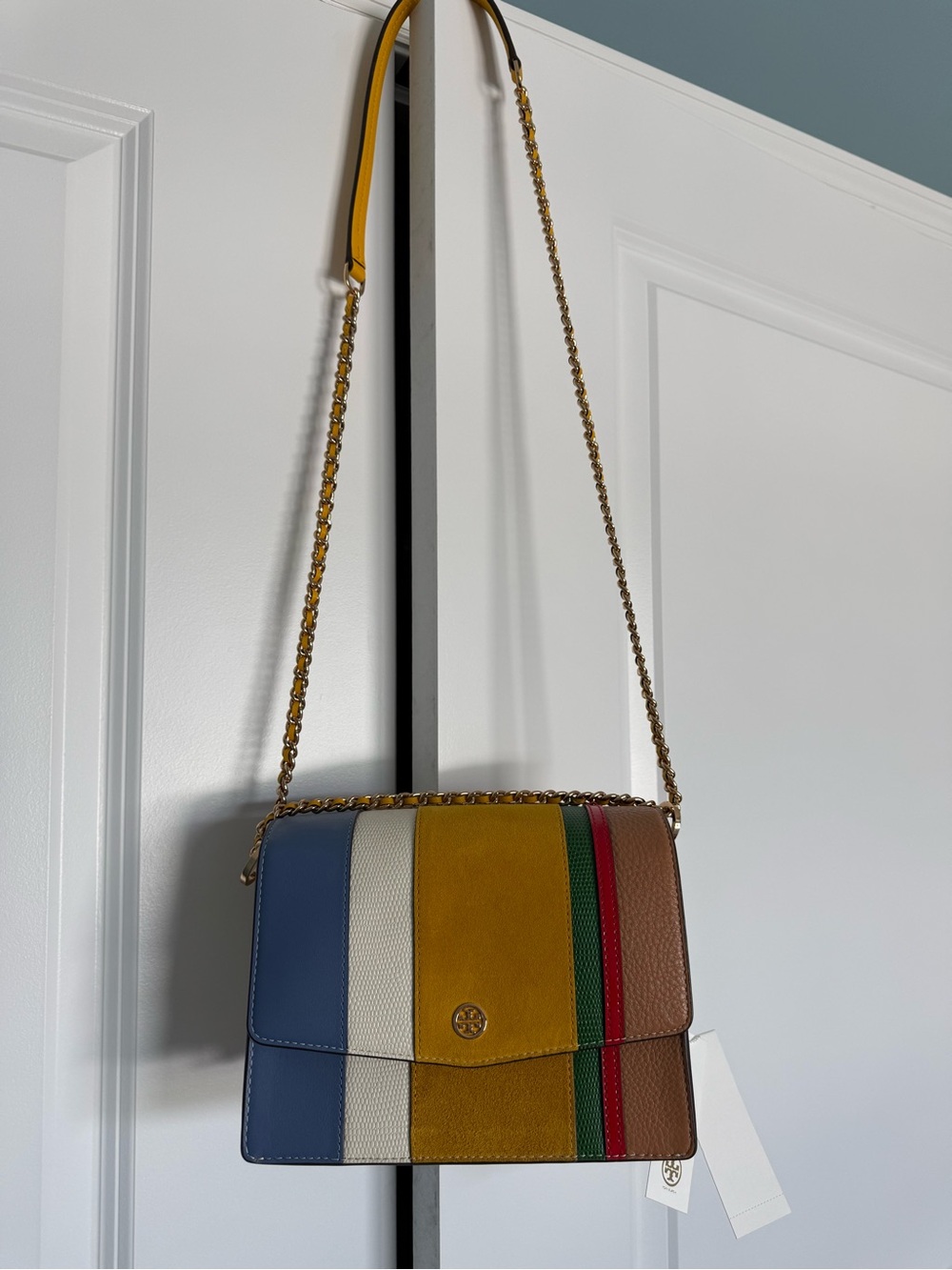 Tory Burch Multicolor Leather Chain Shoulder Bag - Picture 6 of 6